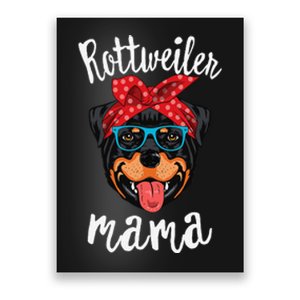 Rottweiler Mama Puppy Mom Dog Mama Lover Gift Poster