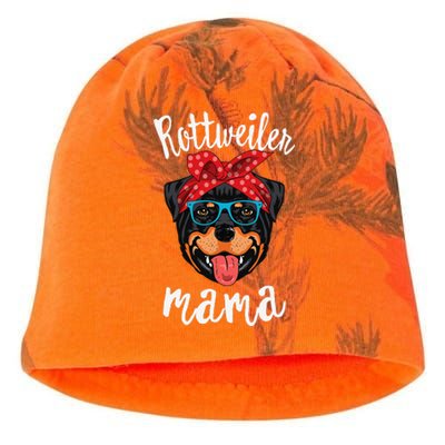 Rottweiler Mama Puppy Mom Dog Mama Lover Gift Kati - Camo Knit Beanie