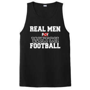 Real Men Play Watch Football Funny PosiCharge Competitor Tank