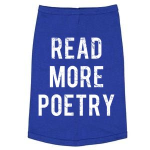 Read More Poetry Funny Gift Doggie Tank