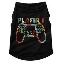 Retro Matching Player 1 Video Gamer Doggie Tank
