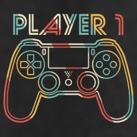 Retro Matching Player 1 Video Gamer Tumbler
