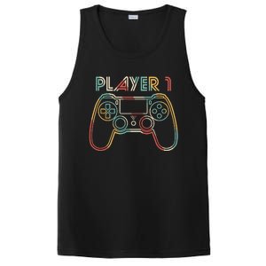 Retro Matching Player 1 Video Gamer PosiCharge Competitor Tank