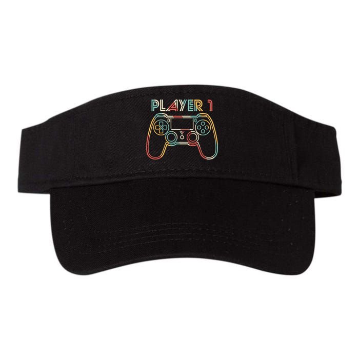 Retro Matching Player 1 Video Gamer Visor