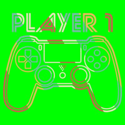 Retro Matching Player 1 Video Gamer T-Shirt