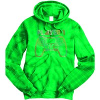 Retro Matching Player 1 Video Gamer Tie Dye Hoodie