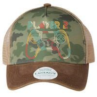 Retro Matching Player 2 Video Gamer Legacy Tie Dye Trucker Hat