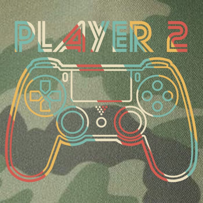 Retro Matching Player 2 Video Gamer Legacy Tie Dye Trucker Hat