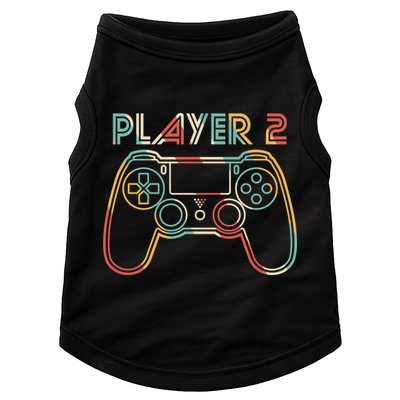Retro Matching Player 2 Video Gamer Doggie Tank