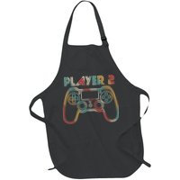 Retro Matching Player 2 Video Gamer Apron
