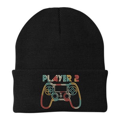 Retro Matching Player 2 Video Gamer Beanie