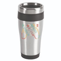 Retro Matching Player 2 Video Gamer 16oz Travel Tumbler