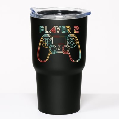 Retro Matching Player 2 Video Gamer Tumbler