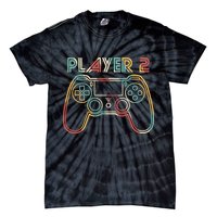 Retro Matching Player 2 Video Gamer Tie-Dye T-Shirt