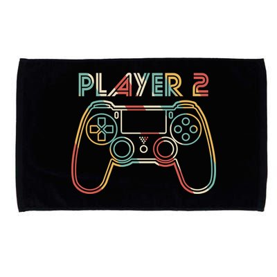 Retro Matching Player 2 Video Gamer Microfiber Hand Towel
