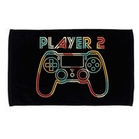 Retro Matching Player 2 Video Gamer Microfiber Hand Towel