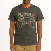 Retro Matching Player 2 Video Gamer Tall T-Shirt