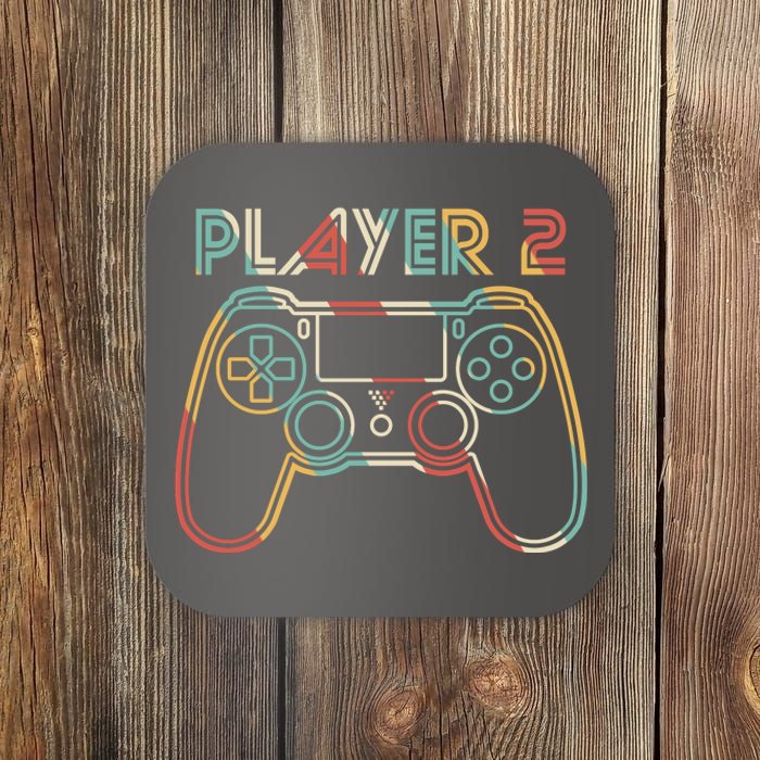 Retro Matching Player 2 Video Gamer Coaster