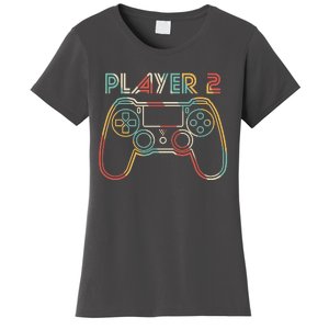 Retro Matching Player 2 Video Gamer Women's T-Shirt