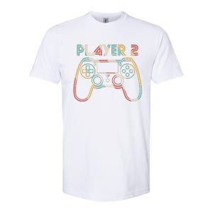 Retro Matching Player 2 Video Gamer Softstyle CVC T-Shirt