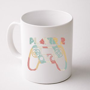 Retro Matching Player 2 Video Gamer Coffee Mug