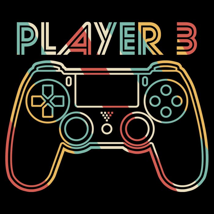 Retro Matching Player 3 Video Gamer Backpack