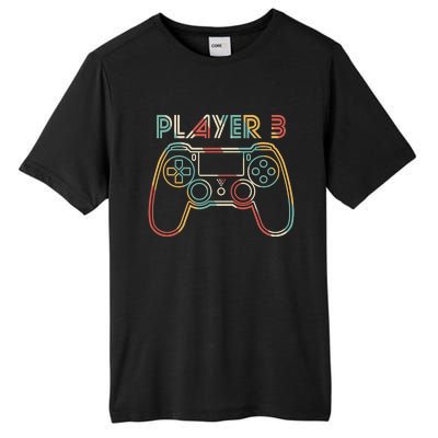 Retro Matching Player 3 Video Gamer Tall Fusion ChromaSoft Performance T-Shirt