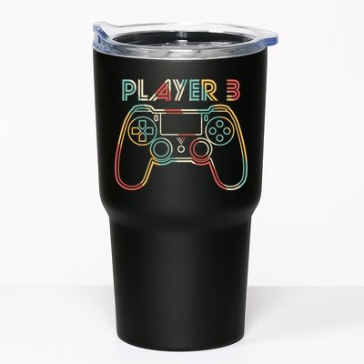 Retro Matching Player 3 Video Gamer Tumbler