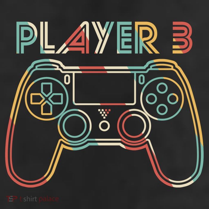 Retro Matching Player 3 Video Gamer Tumbler