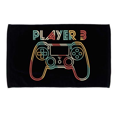 Retro Matching Player 3 Video Gamer Microfiber Hand Towel