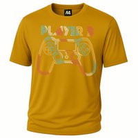 Retro Matching Player 3 Video Gamer Performance Shirt