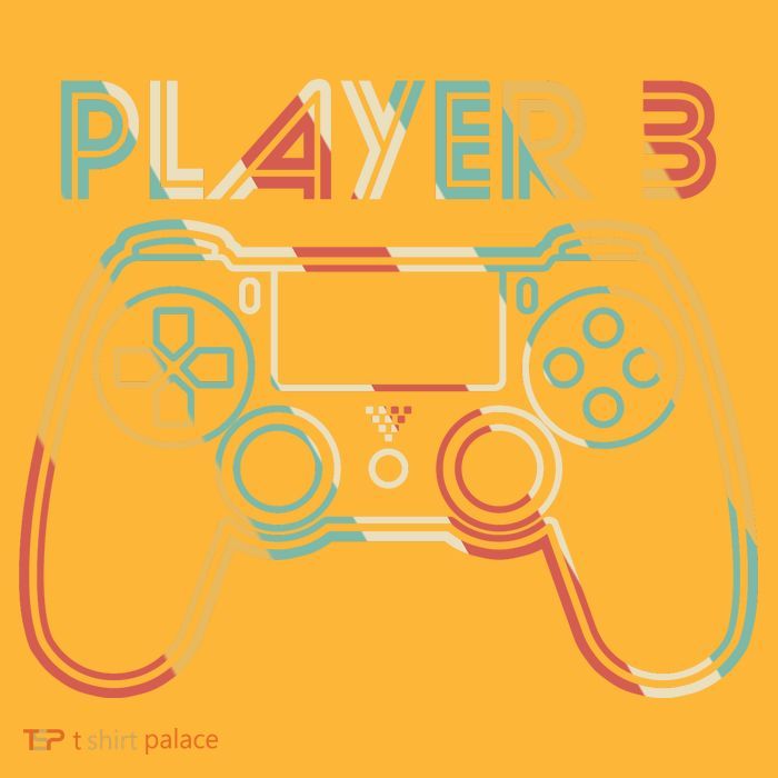 Retro Matching Player 3 Video Gamer Tall T-Shirt