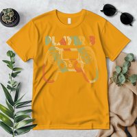 Retro Matching Player 3 Video Gamer Premium T-Shirt