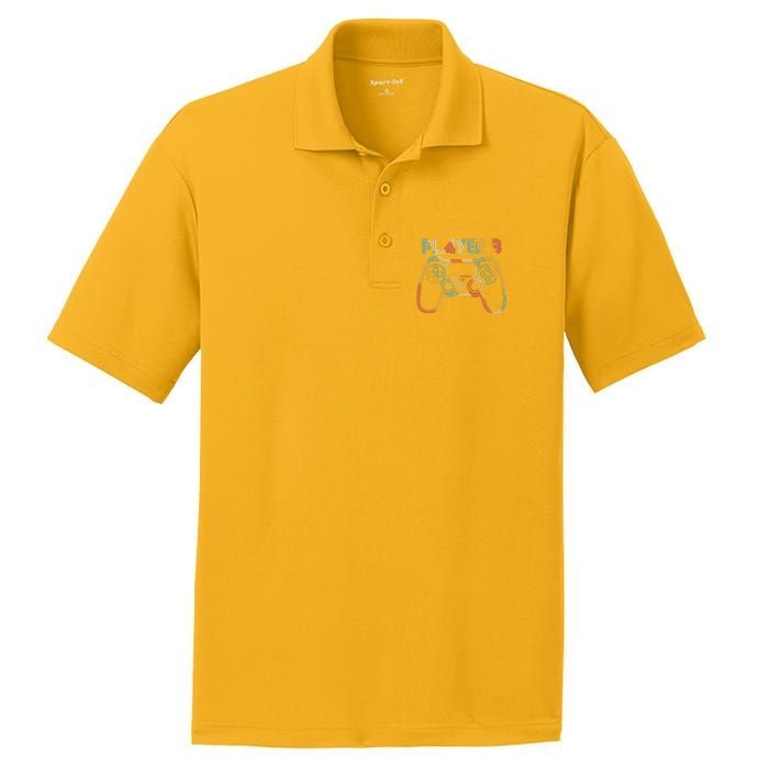 Retro Matching Player 3 Video Gamer PosiCharge RacerMesh Polo