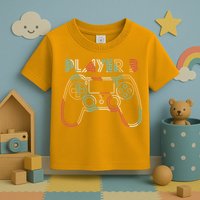 Retro Matching Player 3 Video Gamer Toddler T-Shirt