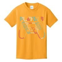 Retro Matching Player 3 Video Gamer Kids T-Shirt