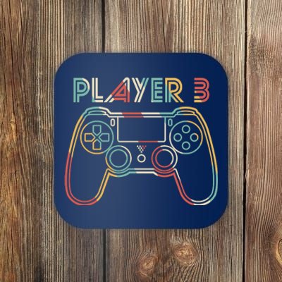 Retro Matching Player 3 Video Gamer Coaster