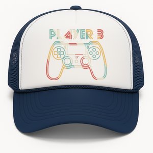 Retro Matching Player 3 Video Gamer Trucker Hat