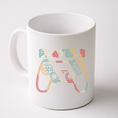 Retro Matching Player 3 Video Gamer Coffee Mug