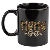 Retro Mama Preppy Duck Coquette Camo Bow Camouflage Mom 11oz C Handle Ceramic Mug