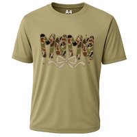 Retro Mama Preppy Duck Coquette Camo Bow Camouflage Mom Cooling Performance Crew T-Shirt