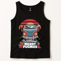 Retro Merry Pugmas Tank Top