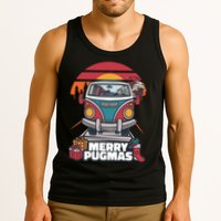 Retro Merry Pugmas Tank Top