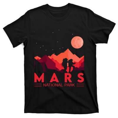 Red Mars Planet Space National Park T-Shirt