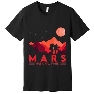 Red Mars Planet Space National Park Premium T-Shirt