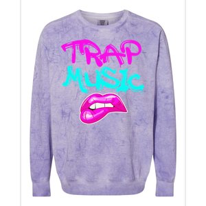 Rap Music Pretty Girls Love Trap Music Colorblast Crewneck Sweatshirt