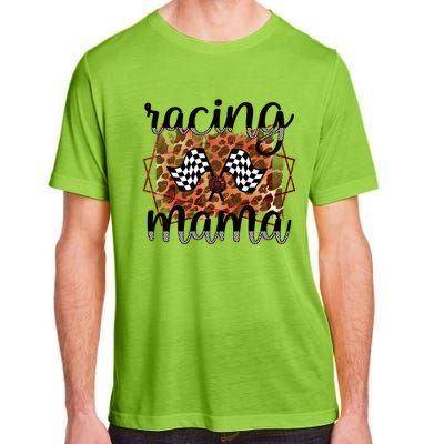 Racing Mama Proud Racing Mom Of A Racer Race Mama Gift Adult ChromaSoft Performance T-Shirt