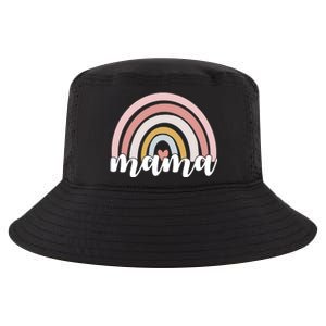 Retro Mama Pink Rainbow Cute Mothers Day Cool Comfort Performance Bucket Hat