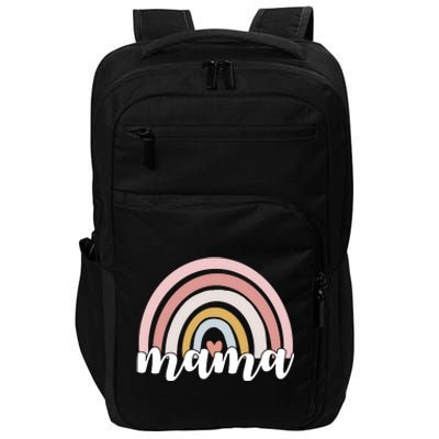 Retro Mama Pink Rainbow Cute Mothers Day Impact Tech Backpack