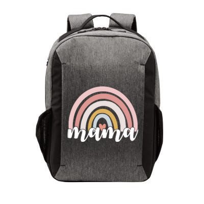 Retro Mama Pink Rainbow Cute Mothers Day Vector Backpack